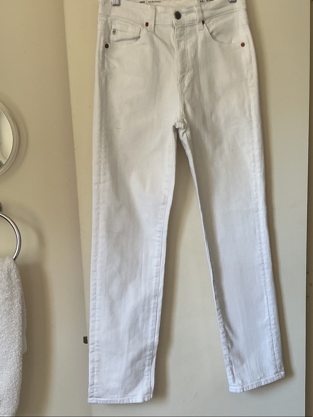 AG Adriano Goldschmied White Skinny Jeans